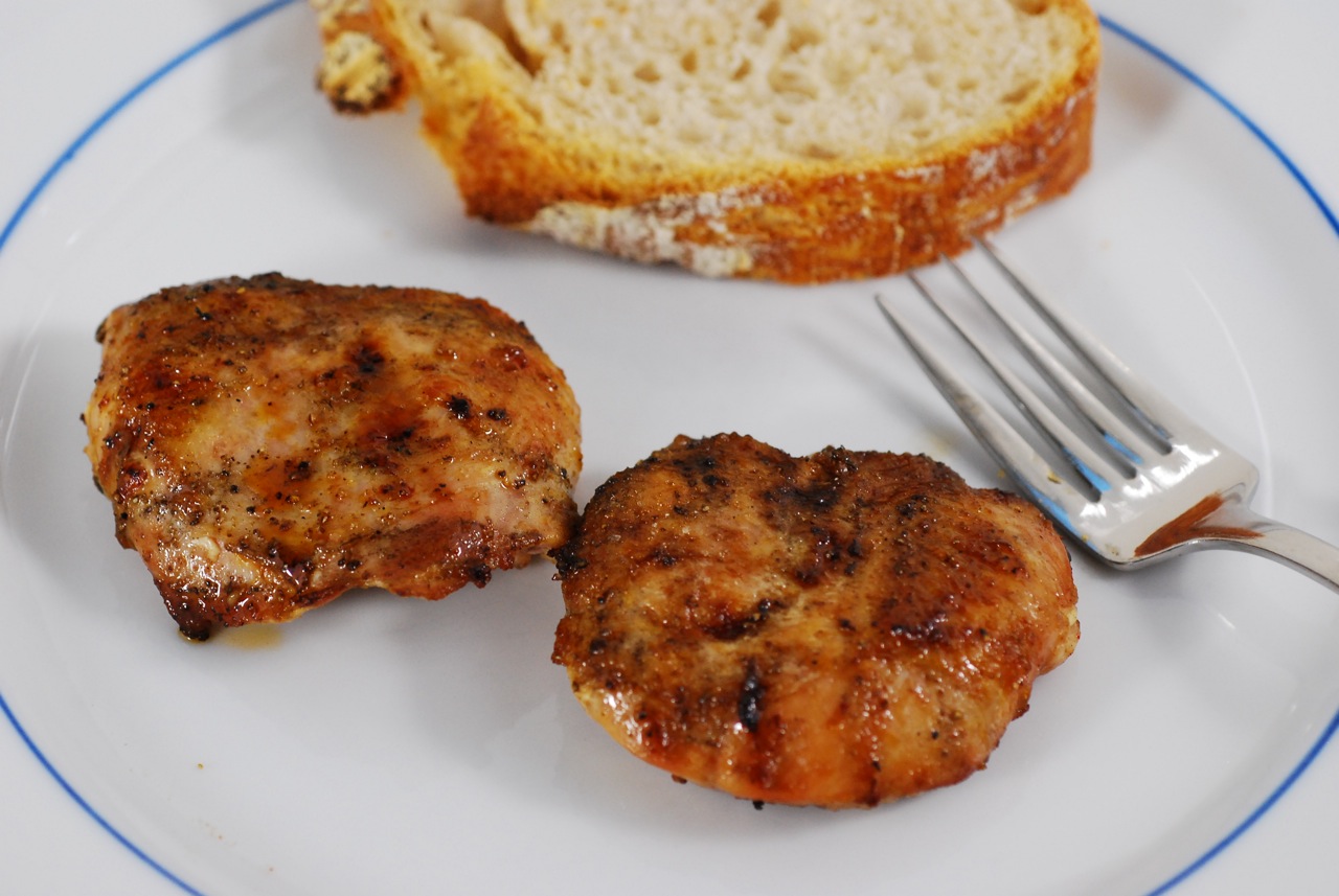 Know Whey Grilled Quail Breast with PomegranateMaple glaze