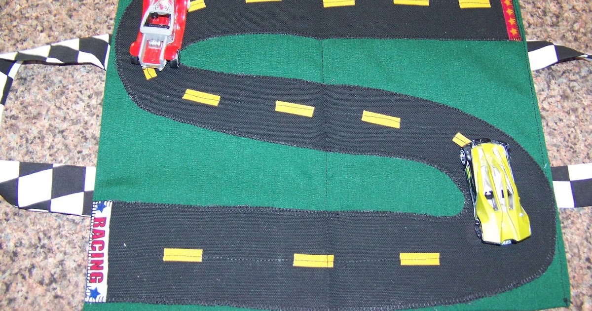 A Wednesday Afternoon Take Along Race Track & Toy Car Holder