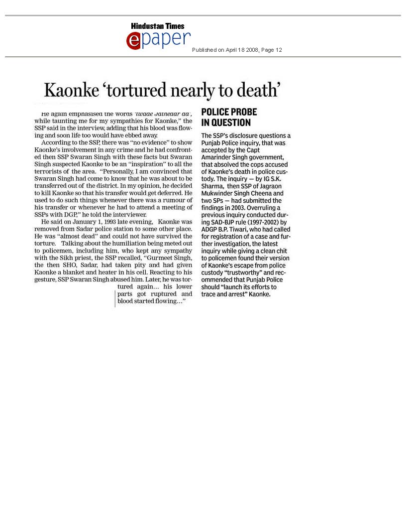 [2008+04+18+Pg+12+Hindustantimes+Chandigardh+-+Kaonke+'tortured+nearly+to+death'+2.jpg]