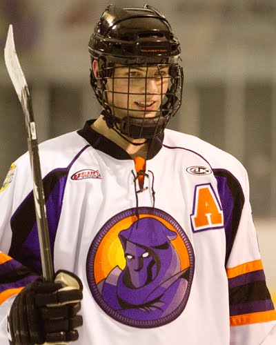 Scott Mayfield (42)  CollegeHockeyPlayers