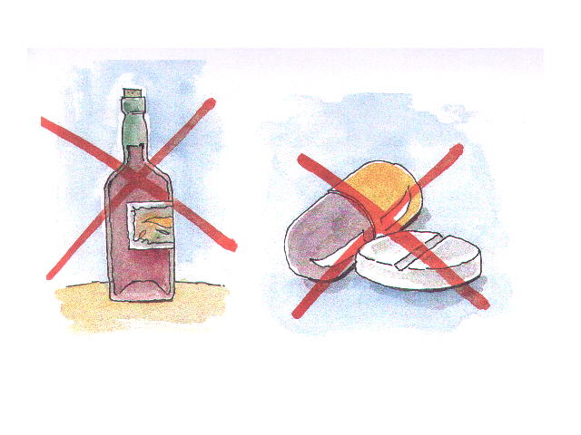 A ajuda de remédios de alcoolismo