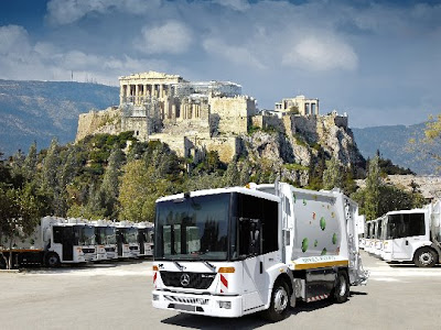TRUCK SALES Greece Athens chooses the ecofriendly MercedesBenz Econic