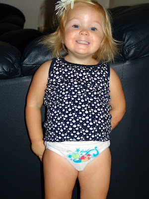 Camree loves wearing big girl panties and has to pick out which one she