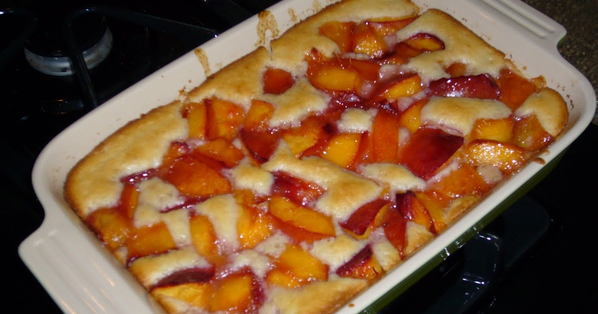 A Food Journey Nectarine Cobbler