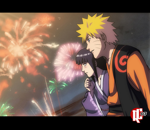 صور هيناتا وناروتو Naruto+hinata+look+a+firework
