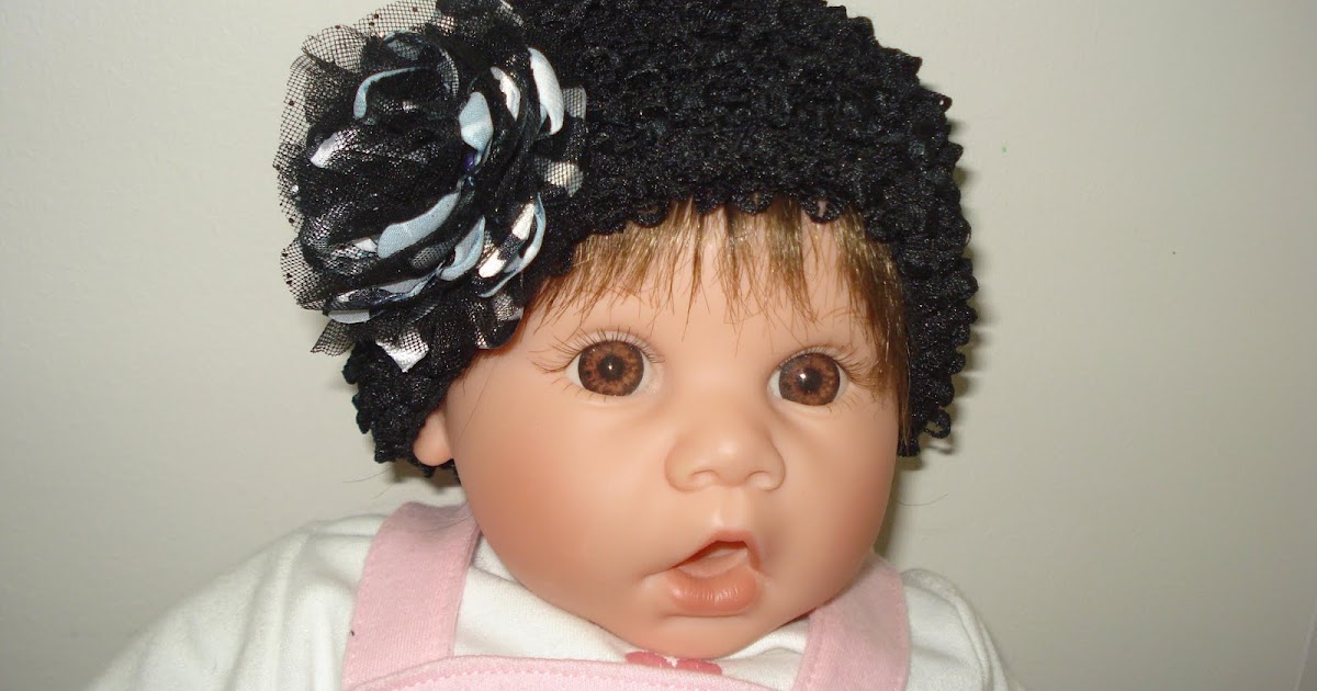 MeMe party favors WOW New Infant Hat / Baby Beanie Cuffed and accented with Fabric Flower