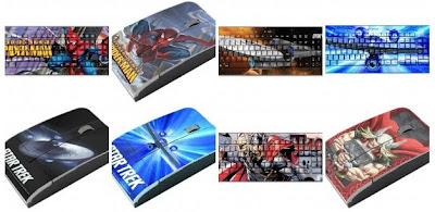 Mouses e teclados da Marvel e Star Trek