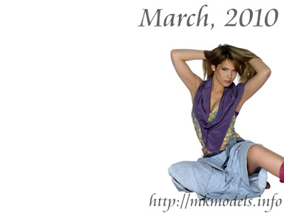Ana Isaieva, Wallpaper for March 2010
