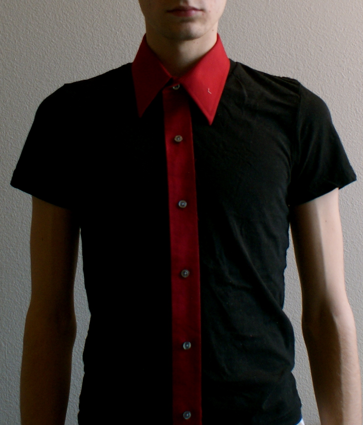fake shirt collar mens