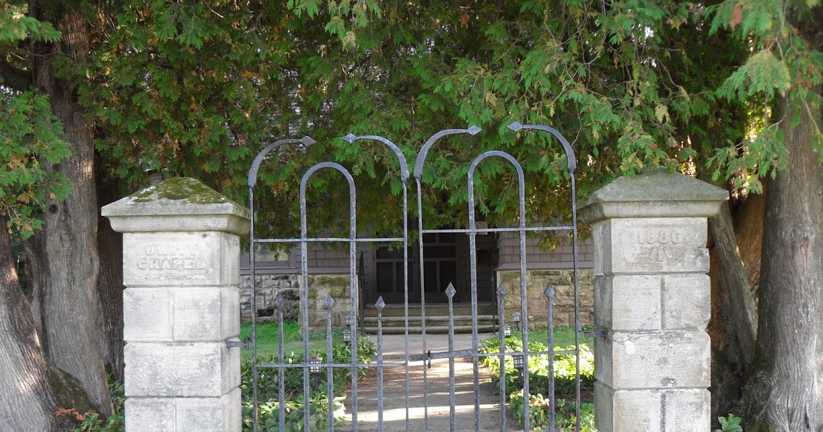 Life at 55 mph Unity Chapel by Frank Lloyd Wright in Spring Green