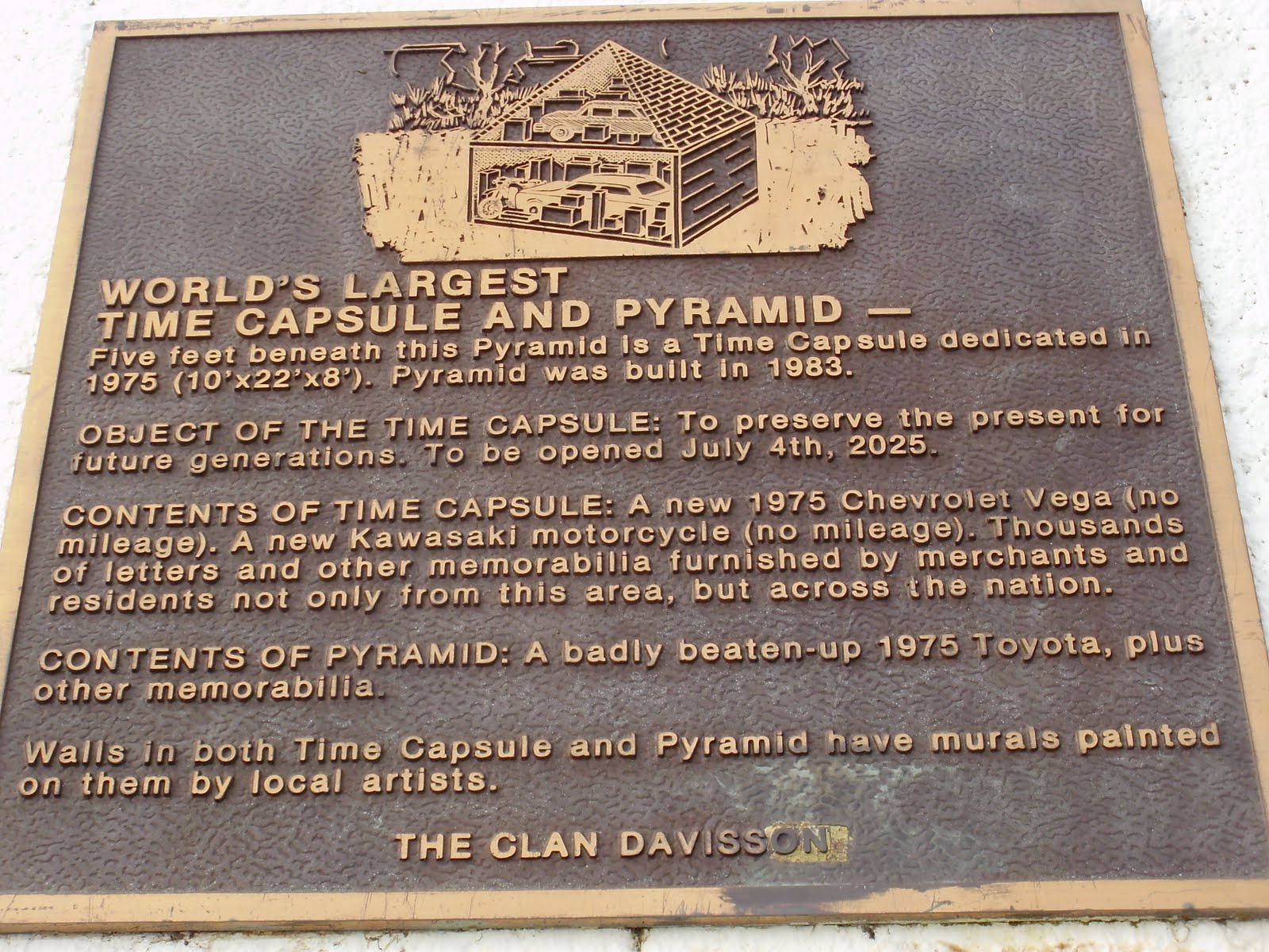 Life at 55 mph World's largest time capsule in Seward, Nebraska (click