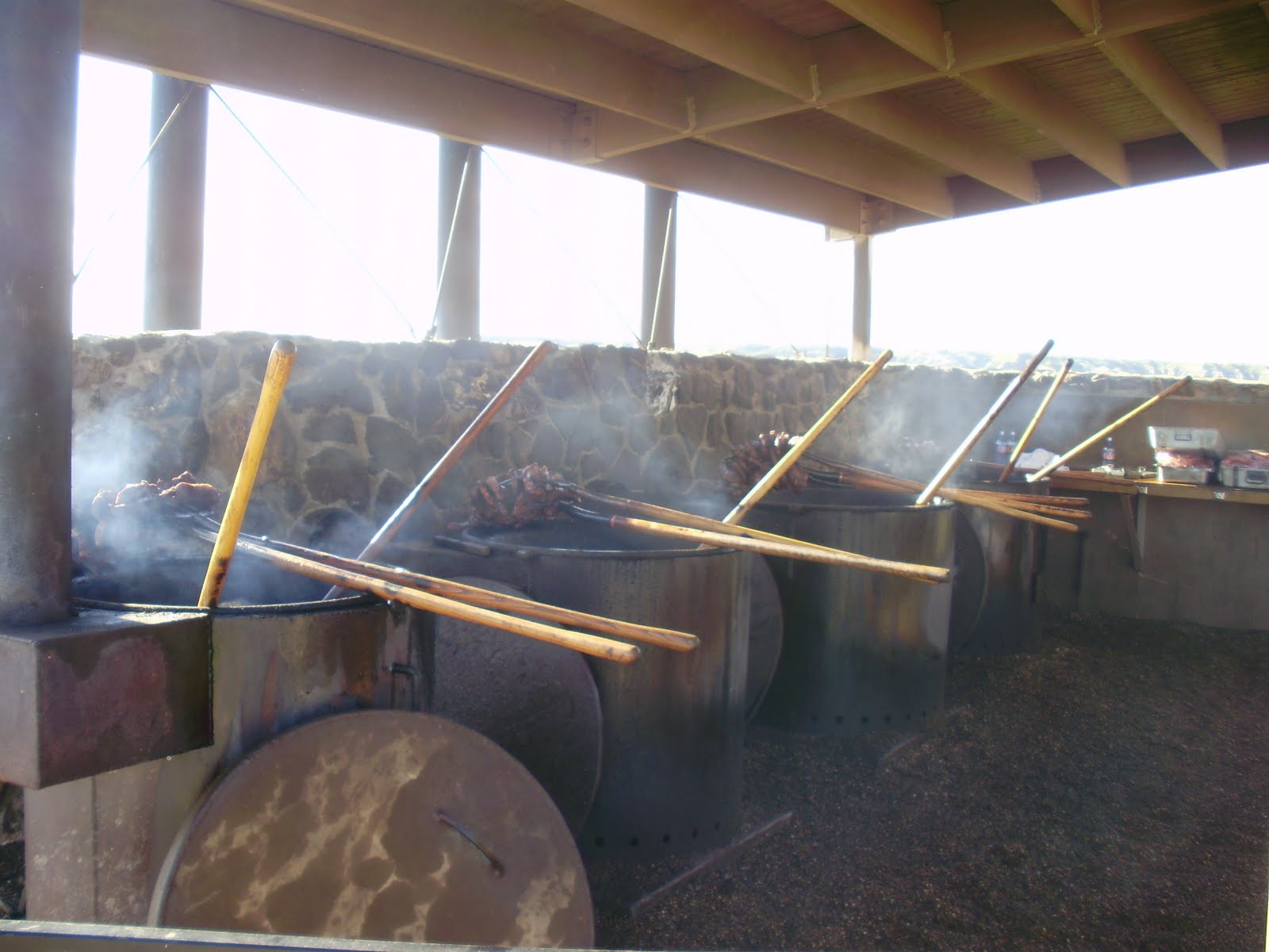 Life at 55 mph Pitchfork Steak Fondue in Medora, North Dakota (click