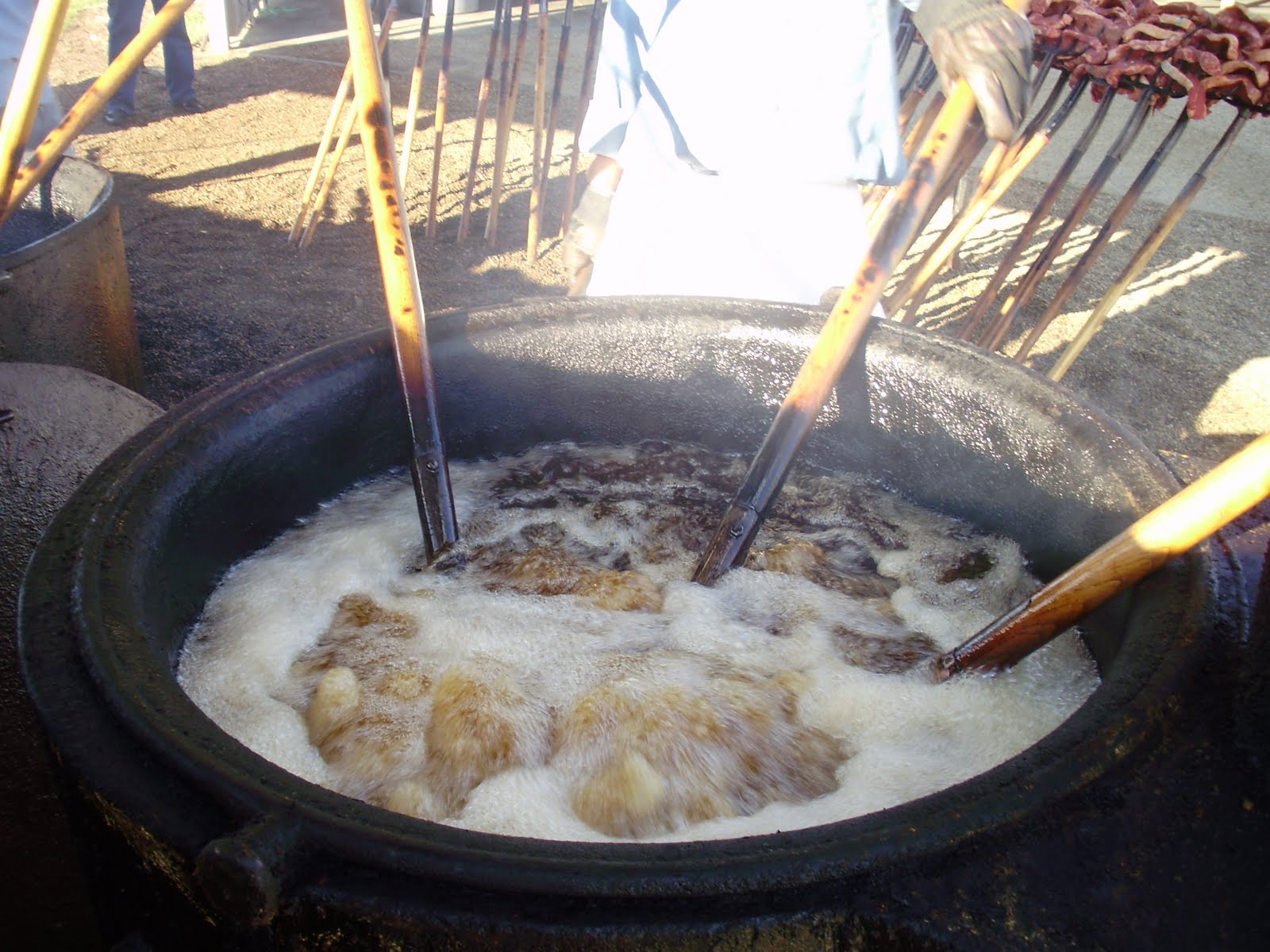 Life at 55 mph Pitchfork Steak Fondue in Medora, North Dakota (click