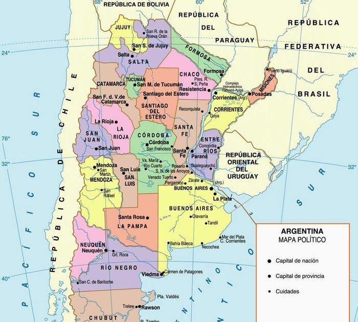 El territorio de la Argentina