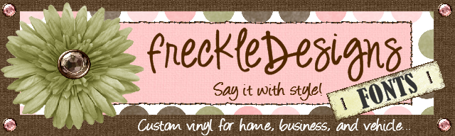 FreckleDesigns Fonts