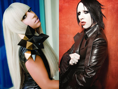 Lady gaga se declara a Marilyn Manson Marylin