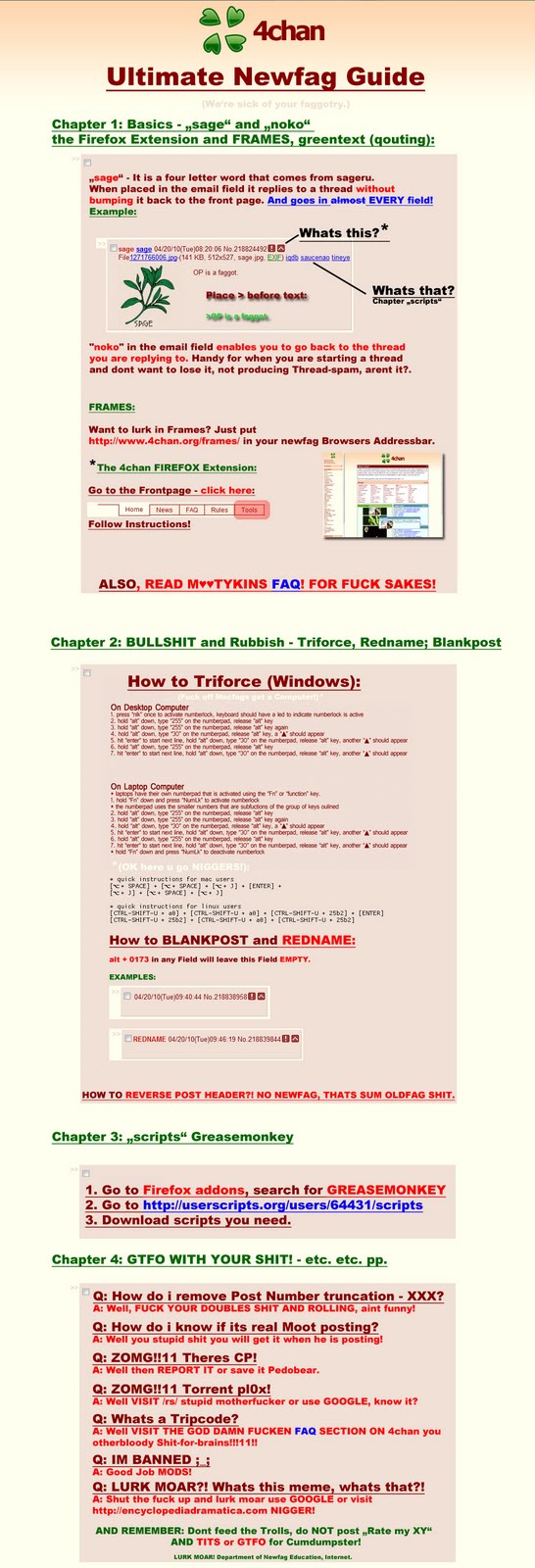 4chan Newfag Guide