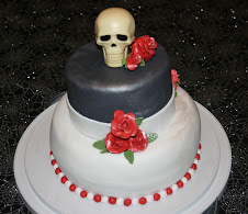 HALLOWEEN SKULL CAKE