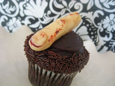 Halloween Sweet and Saucy cupcake