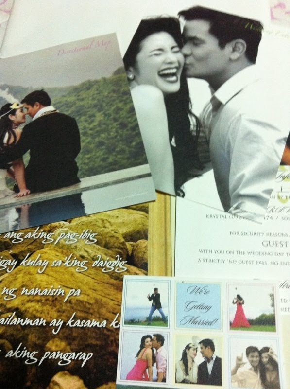 Here 39s the beautiful wedding invitation of Regine Velasquez and Ogie Alcasid