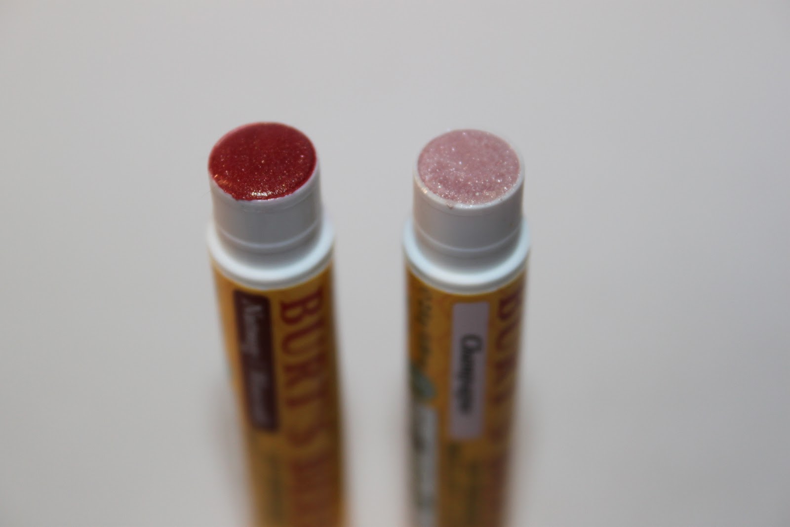 the beauty series uk beauty blog burt's bees lip balms & shimmers