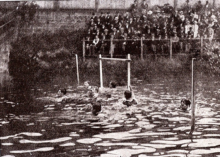 Water Polo legends 1899 Water Polo match at Tunbridge Wells, UK