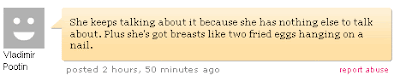 vladimir pootin sayz meg has tits like two fried eggs on a nail