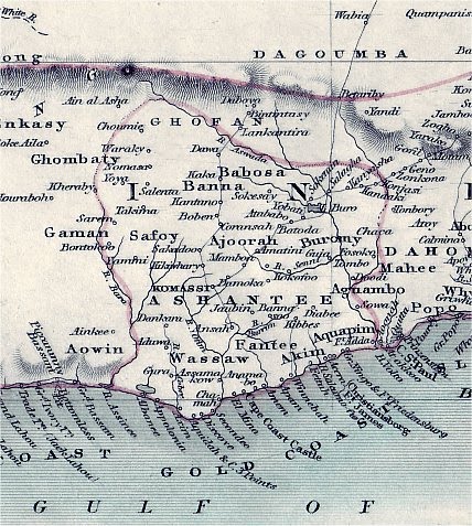 map of ashanti empire