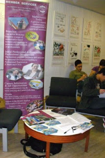IMA stall at Oxford Maths Options Fair