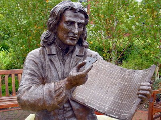 Isaac Newton sundial