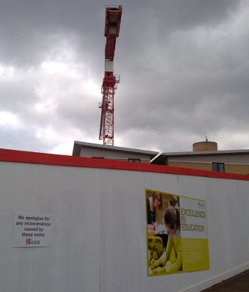 New maths building site at Nottingham