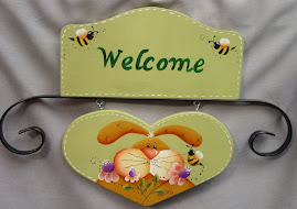 Spring Welcome sign
