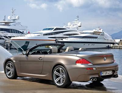 BMW M6 Convertible The drag factor increases of 069 to 073 sq metres less