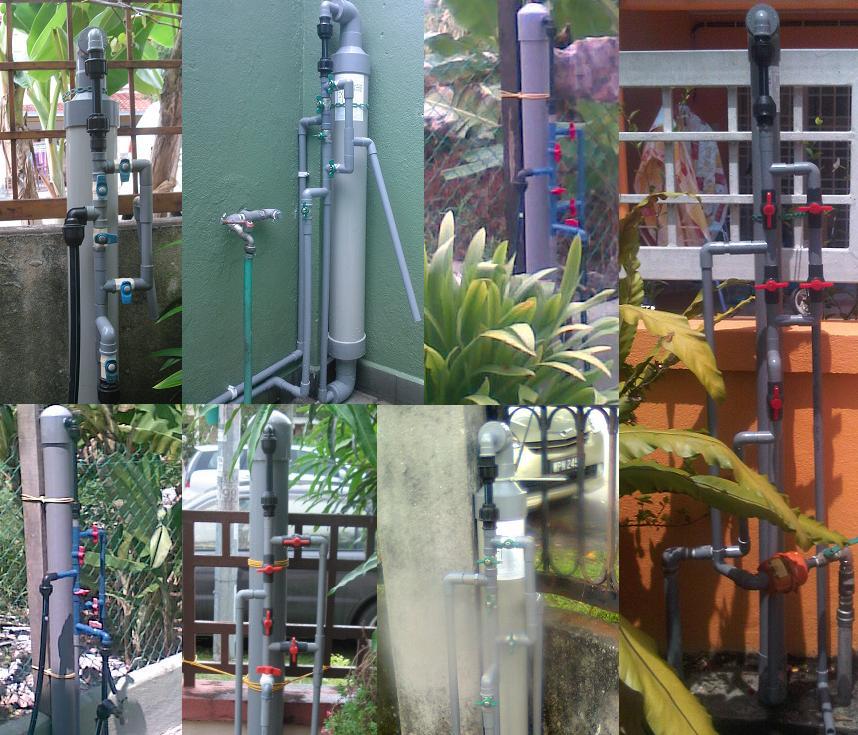 DIY Whole House Sediment Water Filter with BACKWASH