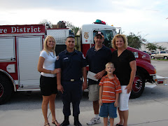 June 20th, the family at Joshs Fire Acadmey Graduation