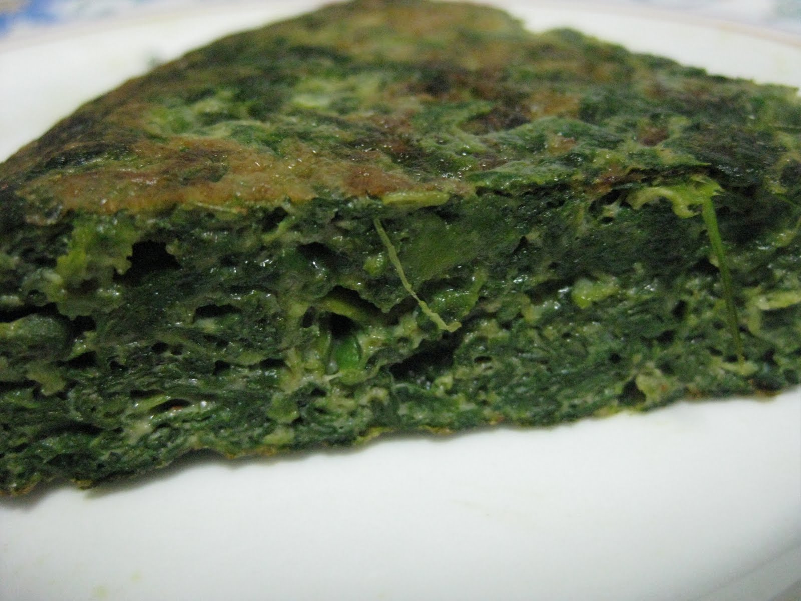 Las recetas de Peepa Tortilla de espinacas