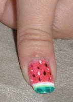 Uñas de sandía.
