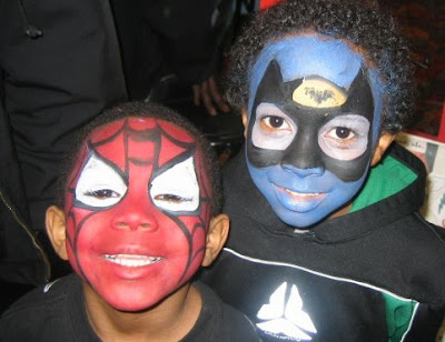 batman face painting