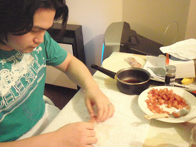 making apple pie