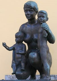 Moren og barna