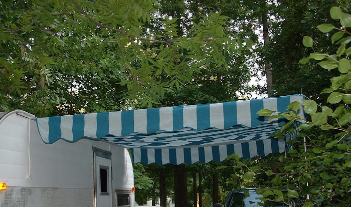 Images of Sunbrella Vintage Trailer Awnings by Kristi