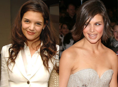 katie holmes new hairstyle
