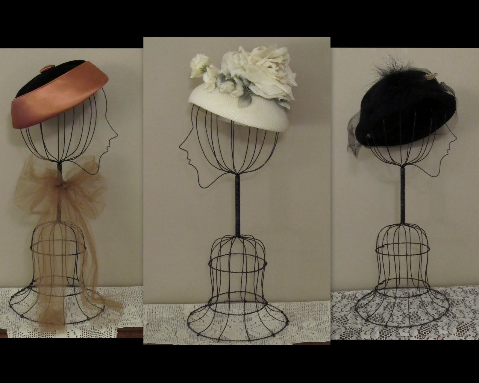 Sassytrash Silhouette hat stands
