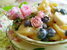Fruit Salad with Roses