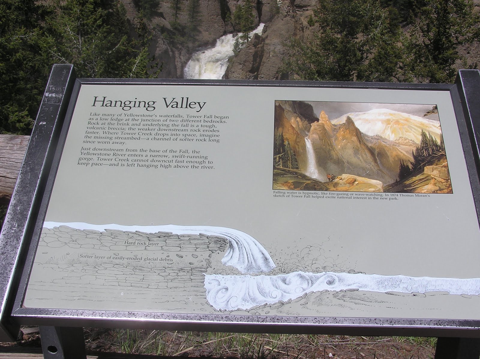 Tower Falls Yellowstone Map Brian And Ashley's Hiking Blog!: Tower Falls Hike (Yellowstone National Park )