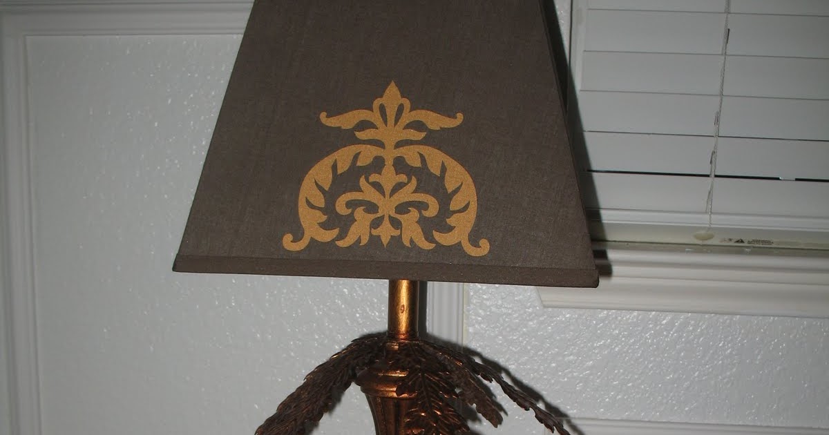 Our First Home Rub 'n Buff Lamp Makeover