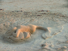 Une sirène  sur le sable de St Jean