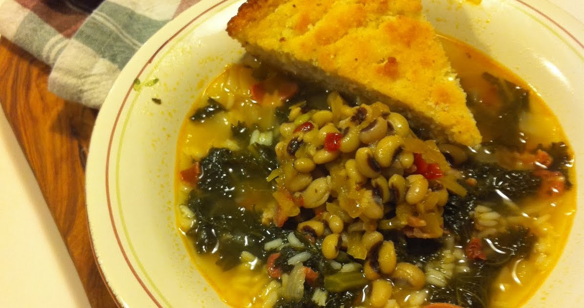 Annelle's Table Collard GreensBlackEyed PeasCountry HamCornbread