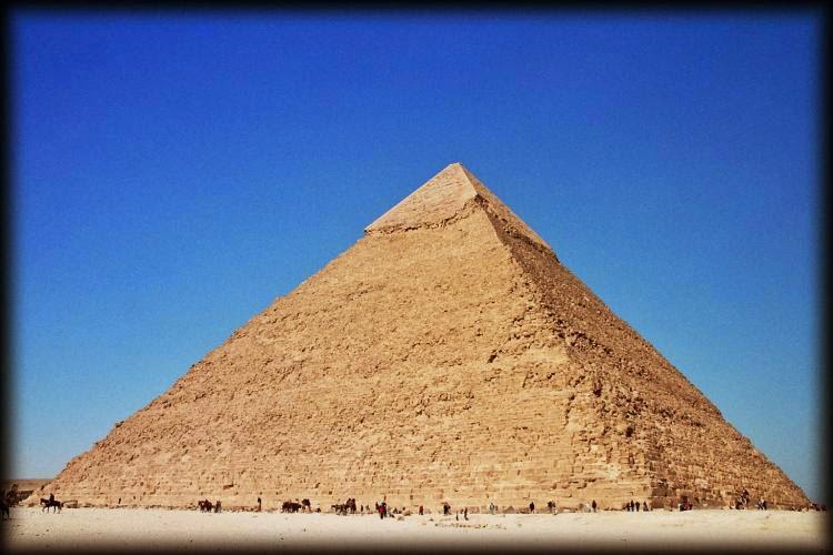 Pyramids Egypt Inside. Since Egyptians couldn't built