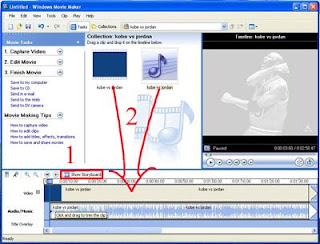 edit audio in video with windows movie maker